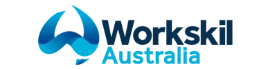 Workskil Australia logo with stylised blue 'W' symbol, showing their commitment to lone worker safety through WorkSafe Guardian.